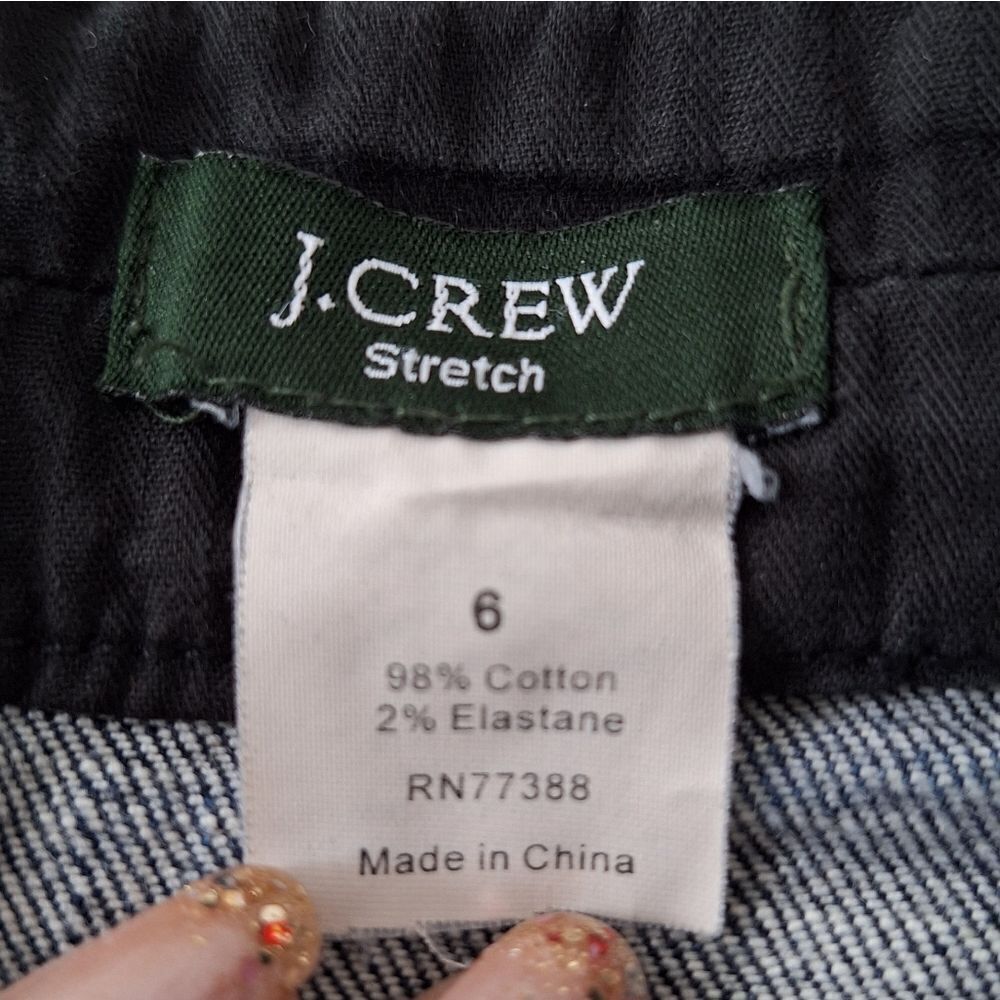 J.Crew 6 Denim Pencil Stretch Skirt - Picture 6 of 9